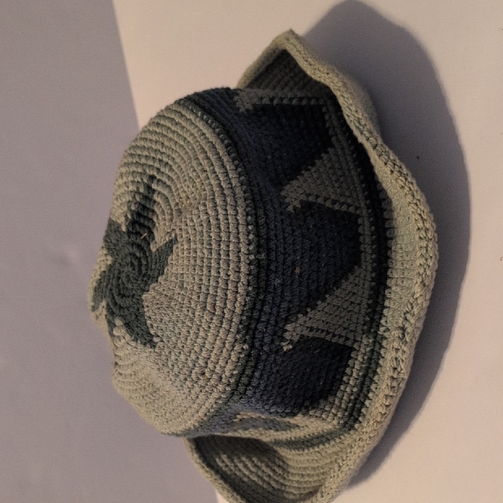 Green Crochet Bucket Hat